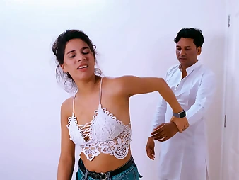 Desi step step-sister gets her taut cootchie screwed rock-hard by her Indian step step-brother