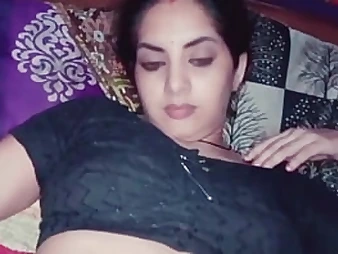 Monu, the insane Indian teen, fucks her step-brother in Hindi & takes his blast in her jaws