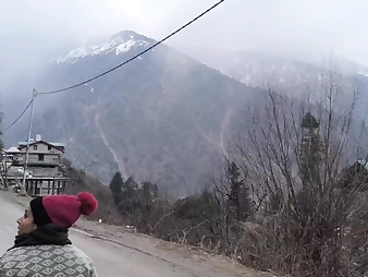 Pujapremlove's large innate hooters bounce while getting creampied in Mountain