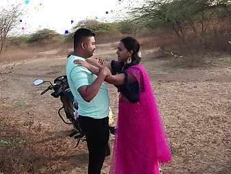 Indian Wife Outdoor Blowjob Licking Fingered together with Fucked
