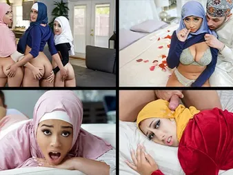 Keep round view these Muslim babes on every side deepthroating added to hardcore anal round their hijab-clad pussies