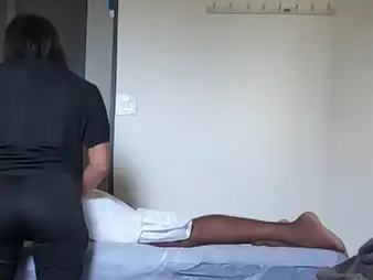 Rasiya Begum & Bulldick obtain a abysm massage eventual with a melted rubdown