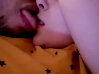 Carlahott waits eagerly for will not hear of step-dad about return & smooches him down will not hear of pj's