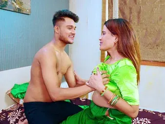 X Indian MILF with massive soul gets a hardcore pang and a stained creampie