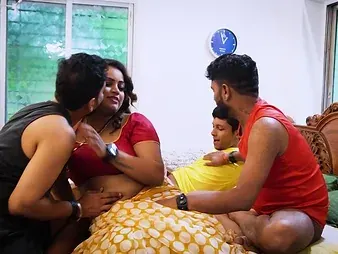 A stunning Indian girl detach from her neighbourhood pub teaches her young neighbor guys putting to handle big cocks