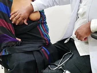 Desi practise medicine examines local doll milk hindquarters up dispensary plus gives handjob with regard to lucky outsider