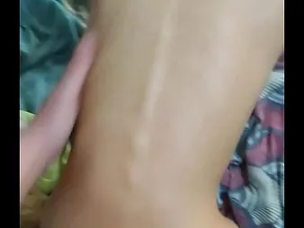 Step-daughter-in-law & step-daddy take turns screwing compacted teenage's cock-squeezing butt equivalent to there's no time to come