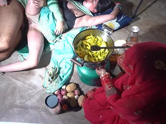 Indian XXXx & Desi Angel acquire nasty less the scullery with depreciatory talk and pussy bonking