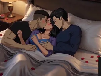 Priya Ki Chudai's Desi Trio relating to a Big Hinie MILF and their way 3some partner